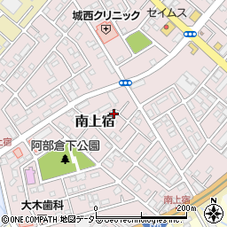 千葉県東金市南上宿周辺の地図