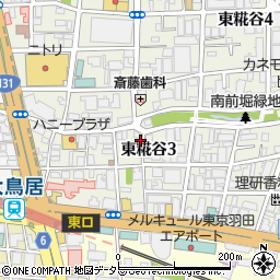 東京都大田区東糀谷3丁目5-5周辺の地図