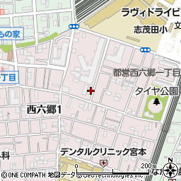 株式会社整電社　蒲田工場周辺の地図