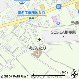 神奈川県相模原市中央区田名4165-32周辺の地図