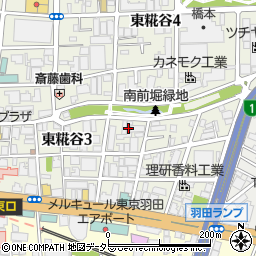 東京都大田区東糀谷3丁目10-4周辺の地図