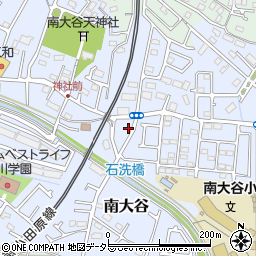 東京都町田市南大谷792周辺の地図