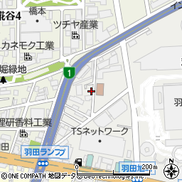 東京都大田区羽田旭町1-15周辺の地図