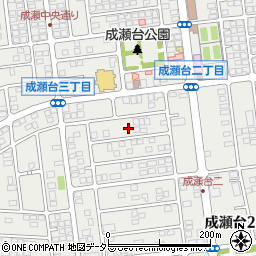 東京都町田市成瀬台2丁目14周辺の地図