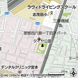 東京都大田区西六郷1丁目7周辺の地図