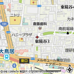 東京都大田区東糀谷3丁目5-2周辺の地図