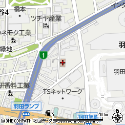 コミュニティセンター羽田旭周辺の地図