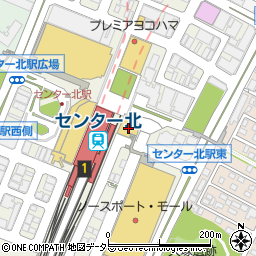 メガネスーパー　センター北ヨツバコ店周辺の地図