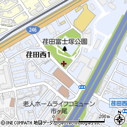 横浜市荏田西コミュニティハウス周辺の地図