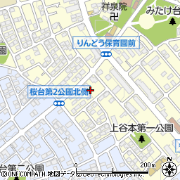 神奈川県横浜市青葉区みたけ台8-28周辺の地図