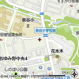 千葉県千葉市緑区おゆみ野中央周辺の地図