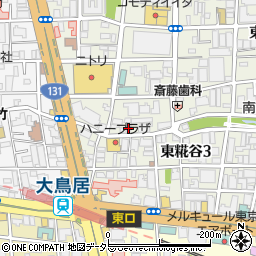 ランドリー・プレス　東京支社周辺の地図