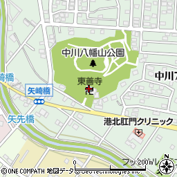 東善寺周辺の地図