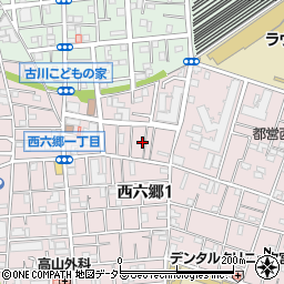 東京都大田区西六郷1丁目15周辺の地図