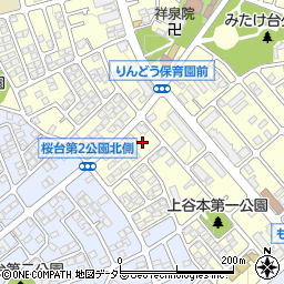 神奈川県横浜市青葉区みたけ台8-29周辺の地図