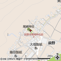 尾崎神社周辺の地図