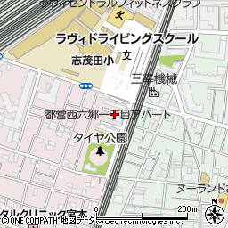 東京都大田区西六郷1丁目5周辺の地図