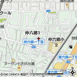 吉田薬局仲六郷支店周辺の地図