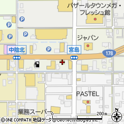 ケンタッキー・フライドチキン周辺の地図