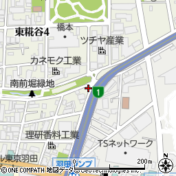 東京都大田区東糀谷3丁目16-7周辺の地図