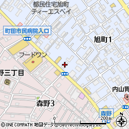 町田市医師会館周辺の地図