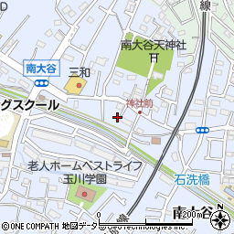 東京都町田市南大谷233周辺の地図