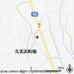 京都府京丹後市久美浜町畑662周辺の地図