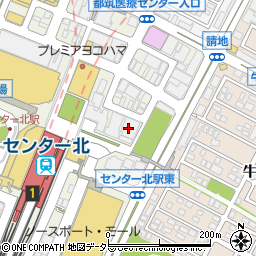 プレミアヨコハマ駅前駐車場周辺の地図