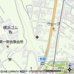 ブルースカイ吉田Ａ周辺の地図