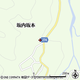 岐阜県揖斐郡揖斐川町坂内坂本1169周辺の地図