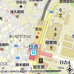 ブルディガラ 日吉東急店周辺の地図