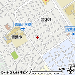 神奈川県相模原市中央区並木3丁目10-7周辺の地図