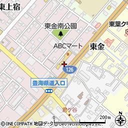 千葉県東金市東上宿27周辺の地図