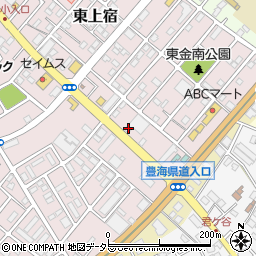 千葉県東金市東上宿26-4周辺の地図