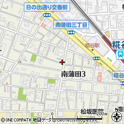 東京都大田区南蒲田3丁目6-13周辺の地図