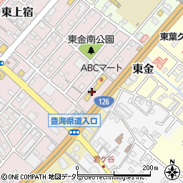ラーメン山岡家 東金店周辺の地図