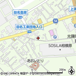 神奈川県相模原市中央区田名4099-7周辺の地図