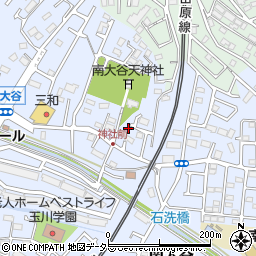 東京都町田市南大谷448周辺の地図