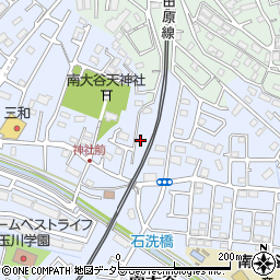 東京都町田市南大谷453周辺の地図