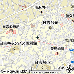 リパーク日吉本町１丁目駐車場周辺の地図