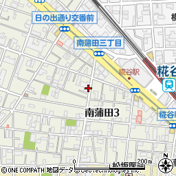 東京都大田区南蒲田3丁目6-11周辺の地図