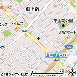 千葉県東金市東上宿26-20周辺の地図