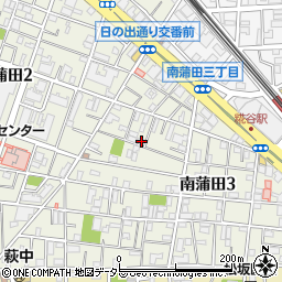 東京都大田区南蒲田3丁目6-18周辺の地図