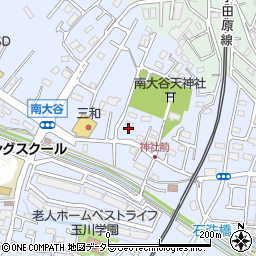東京都町田市南大谷223周辺の地図