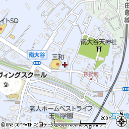 東京都町田市南大谷221周辺の地図