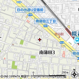 東京都大田区南蒲田3丁目6-10周辺の地図