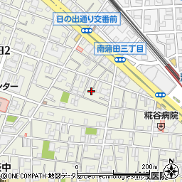 東京都大田区南蒲田3丁目6-7周辺の地図