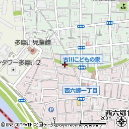 東京都大田区西六郷1丁目23周辺の地図