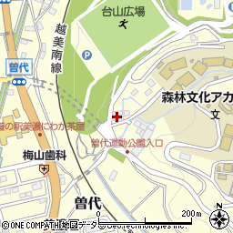 岐阜県美濃市曽代91周辺の地図