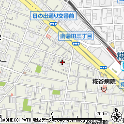 東京都大田区南蒲田3丁目6-8周辺の地図
